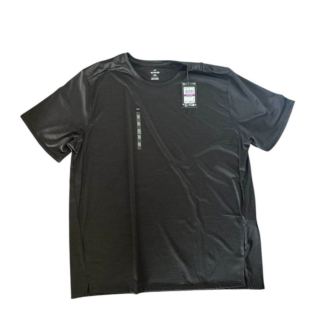 Under Armour Charcoal Tech Vent Short Sleeve Tee size 2XL NWT
